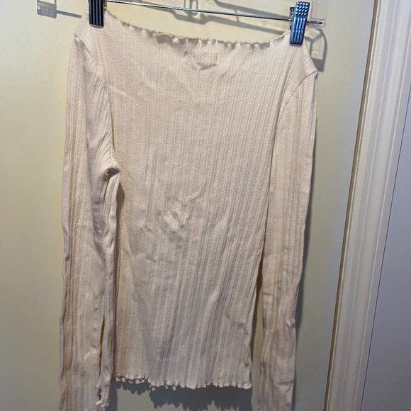 Madewell Ruffled Rib Top - Picture 5 of 5